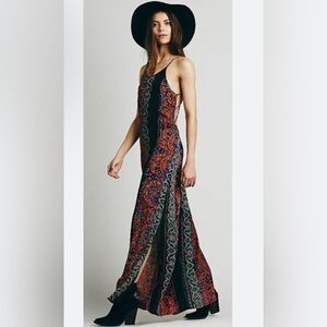 Free People Elegant Multicolor Maxi Dress